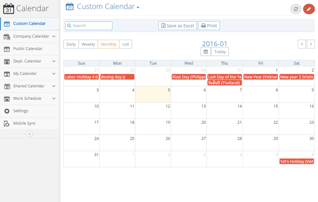 custom calendar screenshot